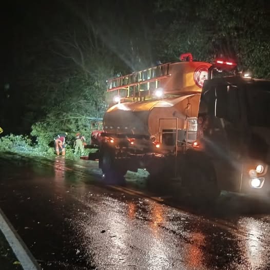 DESOBSTRUÇÃO DE VIA RS 142 (ENTRE ABATEDOURO E ENTRADA ACENTAMENTO) Depois de um temporal repentino com fortes ventos,...