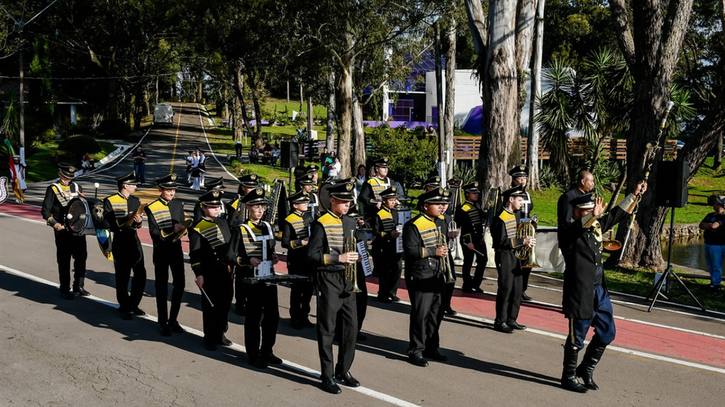 Banda Marcial representa NMT em eventos