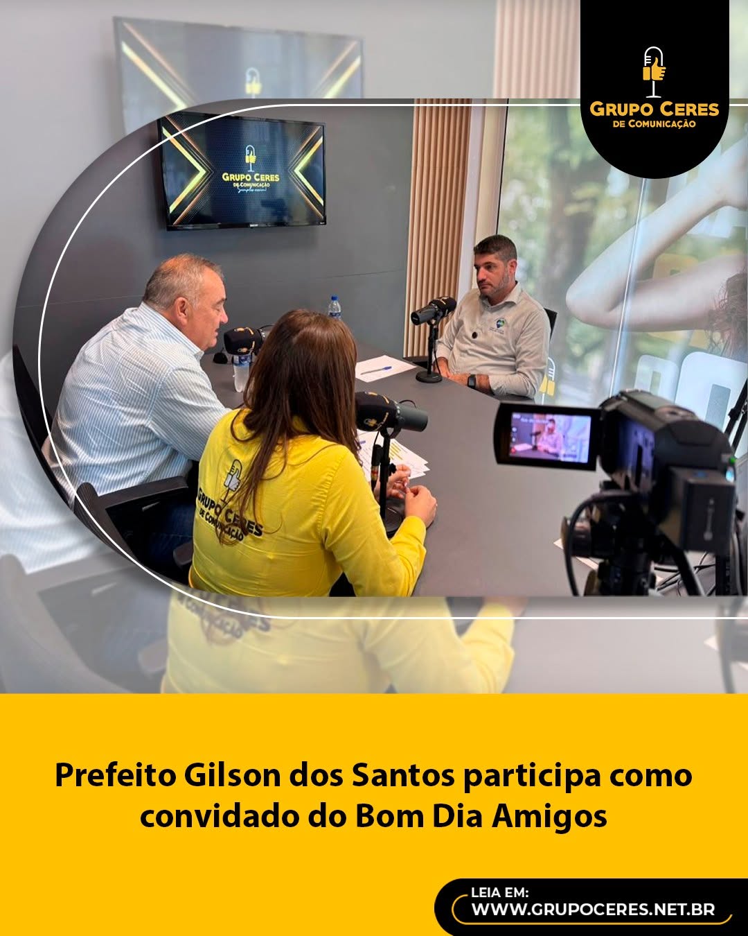 O prefeito de Não-Me-Toque, Gilson dos Santos, foi o entrevistado deste sábado (2) no programa Bom Dia Amigos, apresenta...