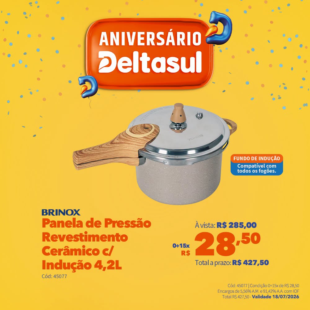 Itens essenciais pra facilitar seu dia a dia na cozinha você encontra em oferta no Aniversário Deltasul! Esses e muitos ...
