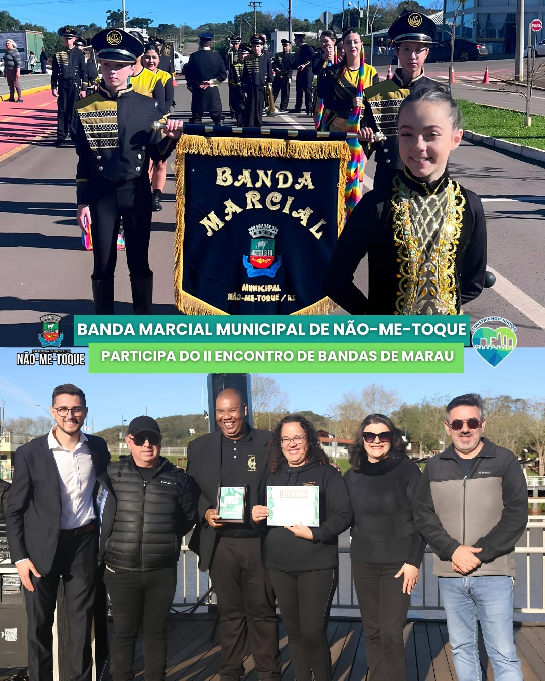 Banda Marcial Municipal de Não-Me-Toque participa do II Encontro de Bandas de Marau A Banda Marcial Municipal de Não-Me-.