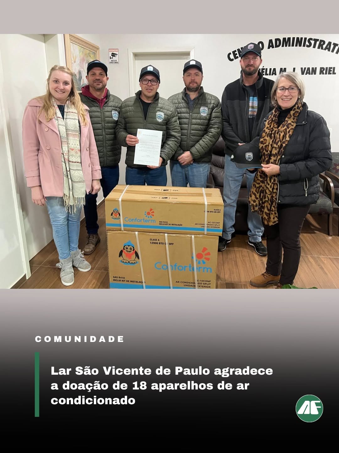 No mês de junho, o Lar do Idoso São Vicente de Paulo, da cidade de Não-Me-Toque, foi beneficiado com importantes doações.