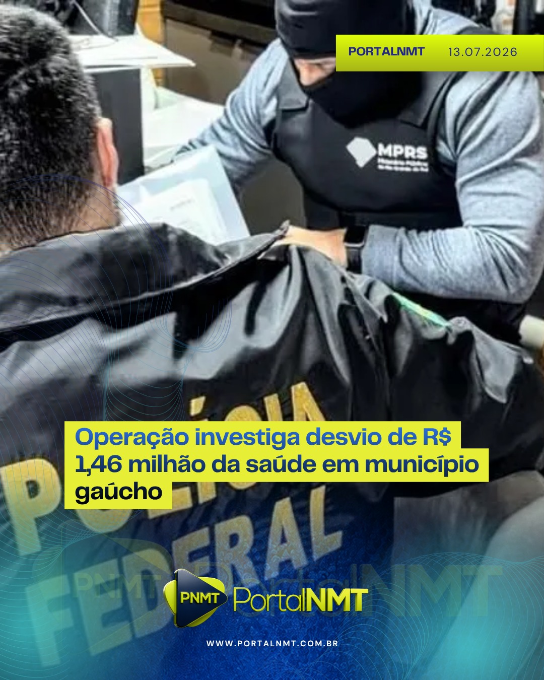 Imagem: Operação investiga desvio de R$ 1,46 milhão da saúde em município gaúcho Uma operação do Ministério Público do Rio Grand...