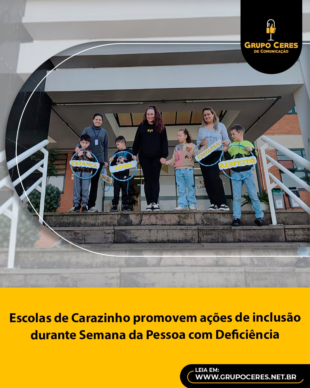 Imagem: As escolas da Rede Municipal de Ensino de Carazinho participaram, entre os dias 21 e 28 de agosto, da Semana Nacional da...